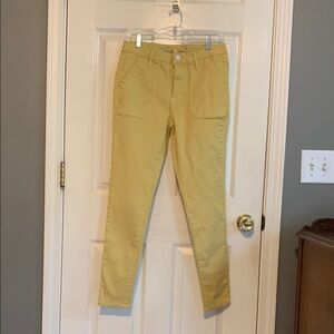 Seven7 Yellow Skinny Jeans Vibrant Style
